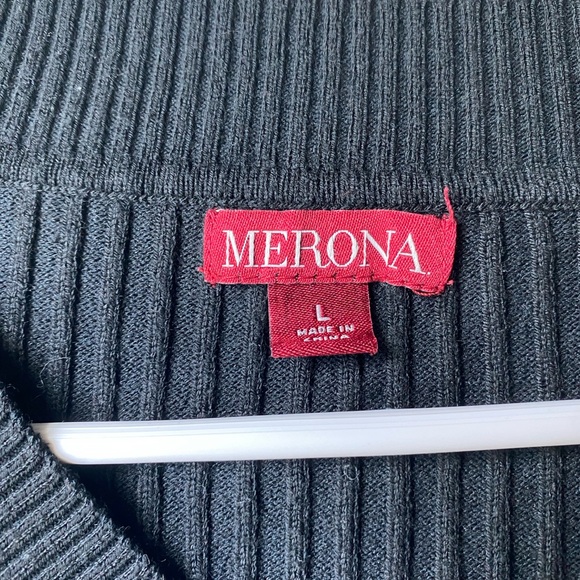 Merona Ribbed V-Neck Sweater - Picture 2 of 2